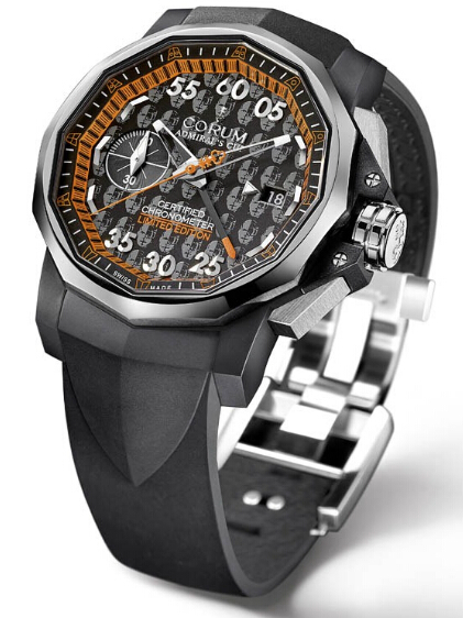 Corum Admiral's Cup Seafender 44 Chrono Centro Didier Cuche Steel watch REF: 960.801.20/F371 ANDC Review